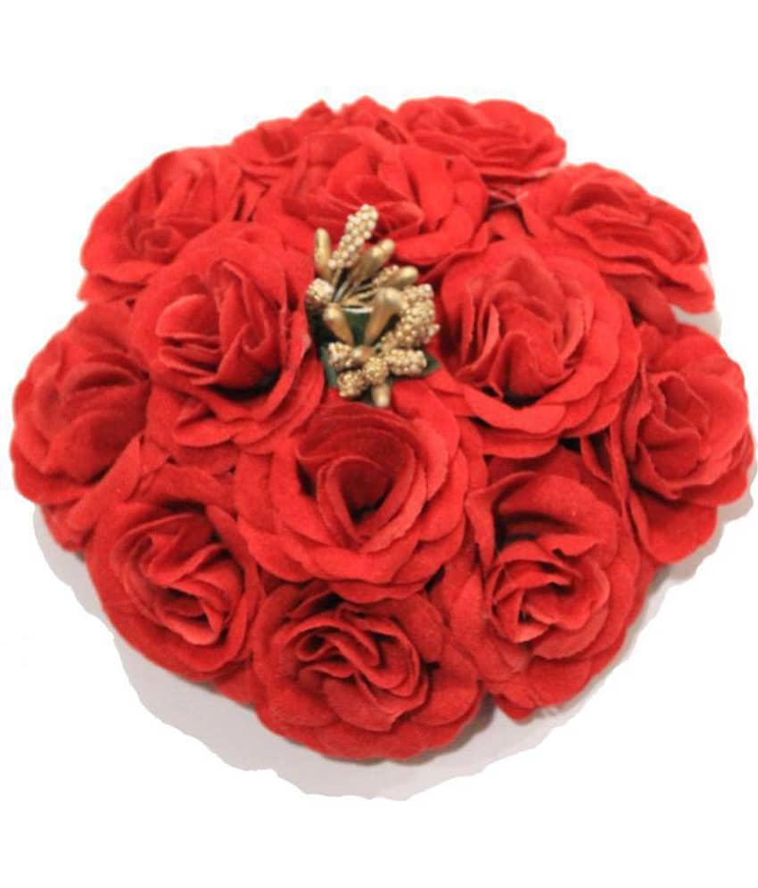 La Belleza - Red Women's Bun Clip ( Pack of 1 ) - Jewellery Sets | Buy online on ZillyBuy