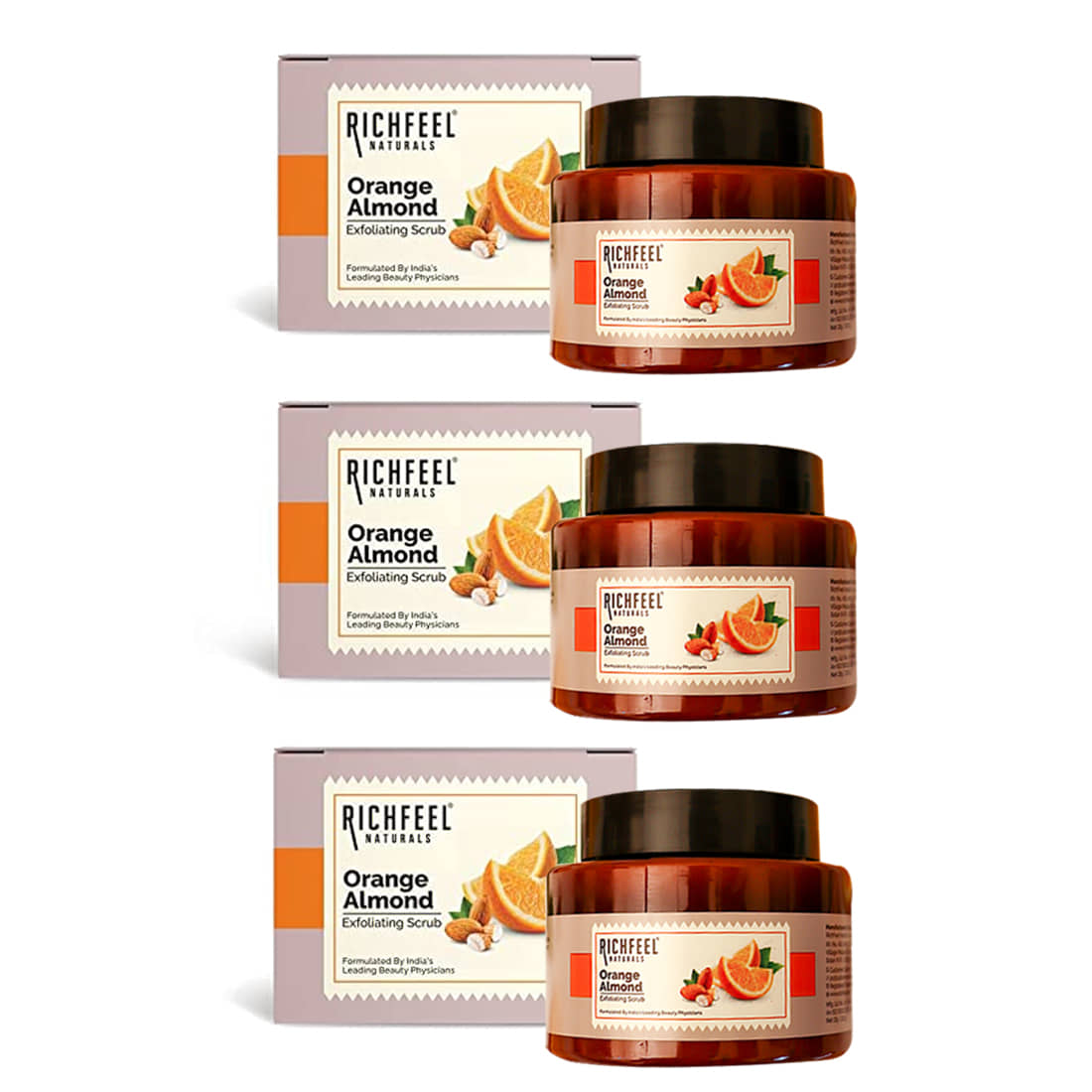 Richfeel - Dullness Removal Body Scrub ( Pack of 3 )