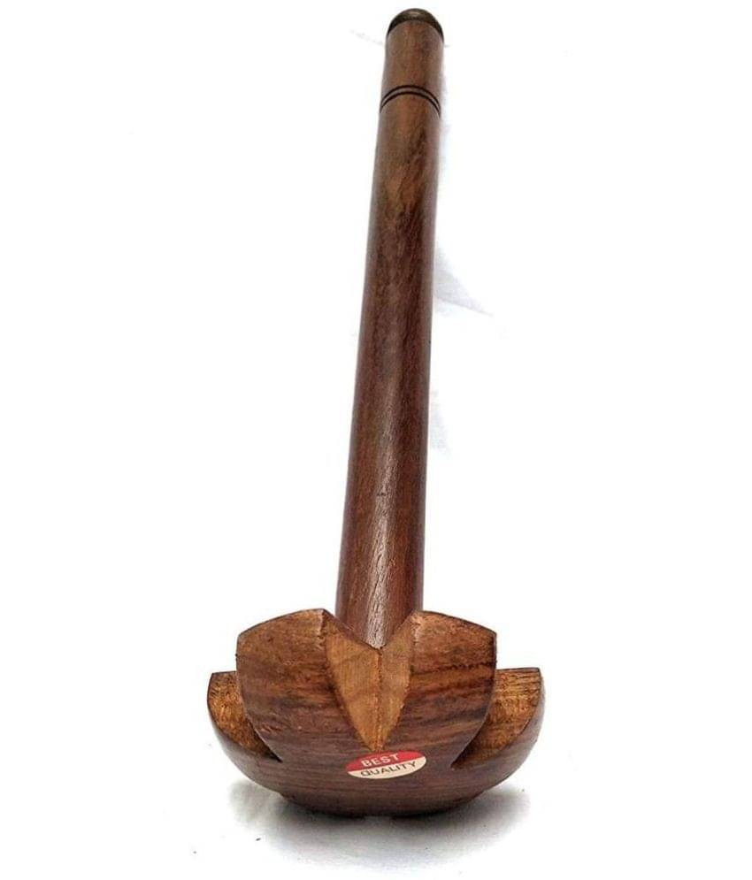     			SWH - Brown Wooden Potato Masher ( Pack of 1 )