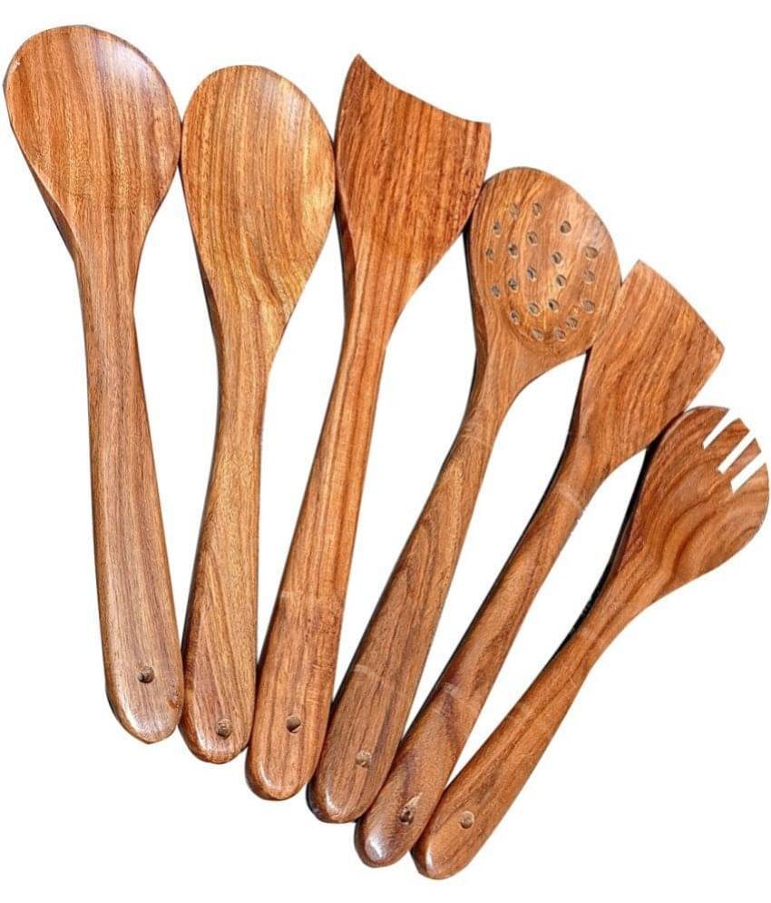     			SWH - Wooden Disposable Spoon ( Pack of 6 )
