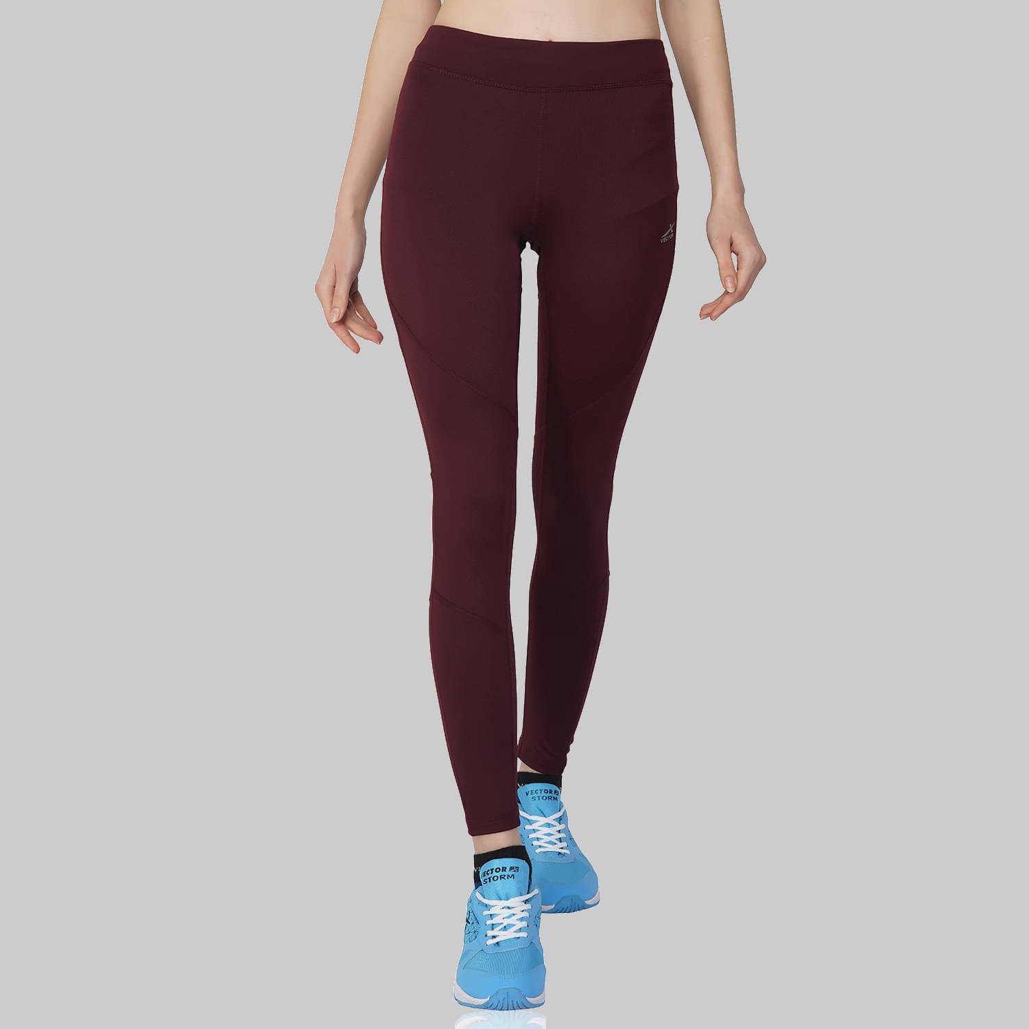     			Vector X - Maroon Polyester Slim Fit Women's Sports Tights ( Pack of 1 )