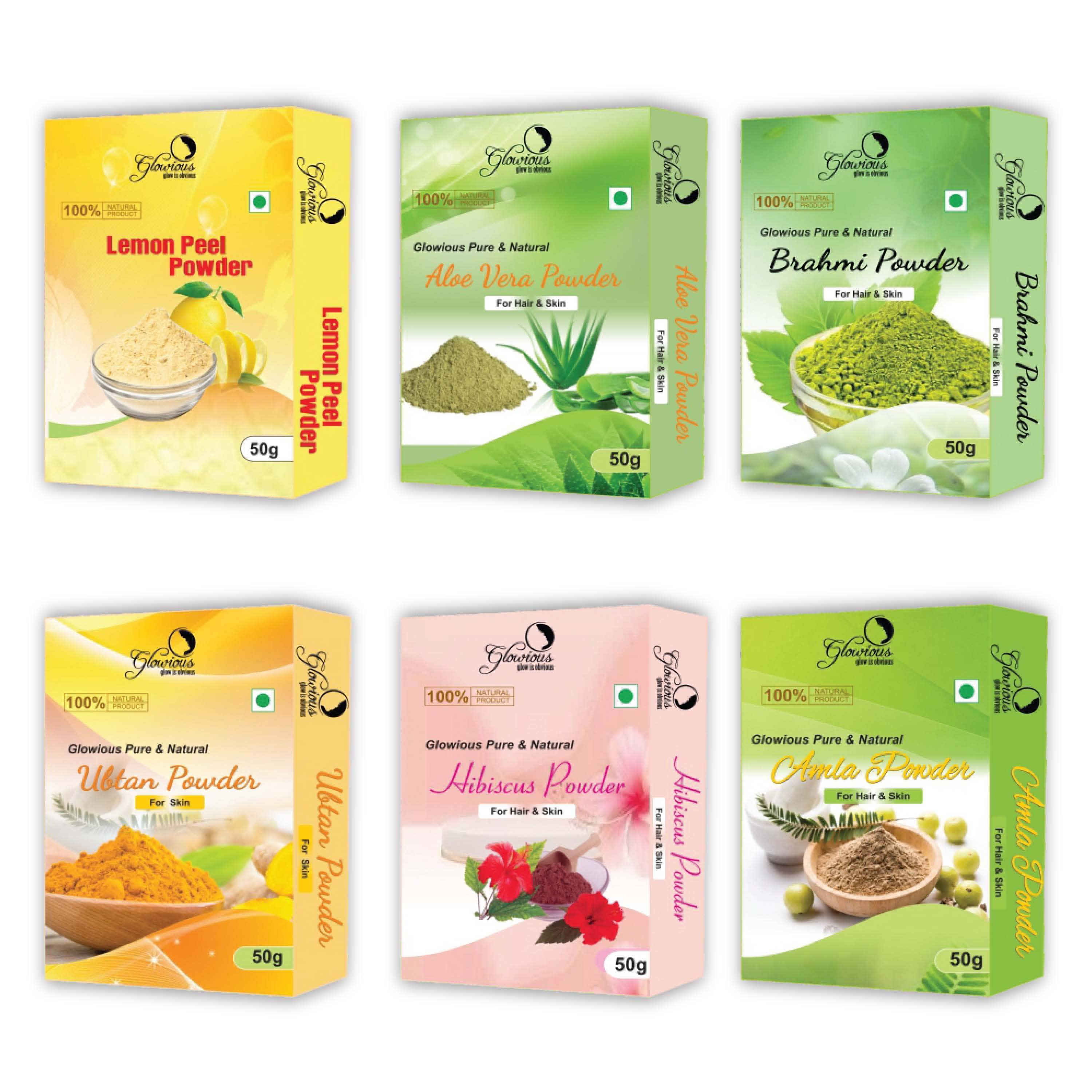 glowious - Skin Toning Face Pack for Normal Skin ( Pack of 6 )
