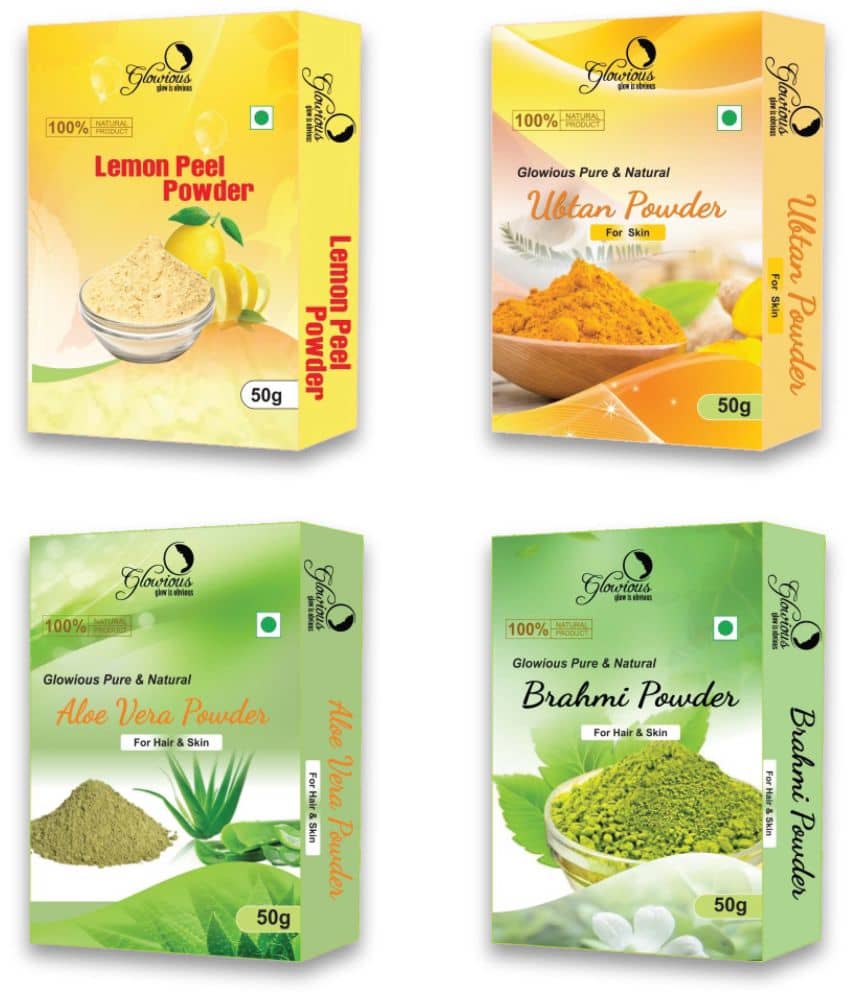 glowious - Skin Toning Face Pack for Normal Skin ( Pack of 4 )