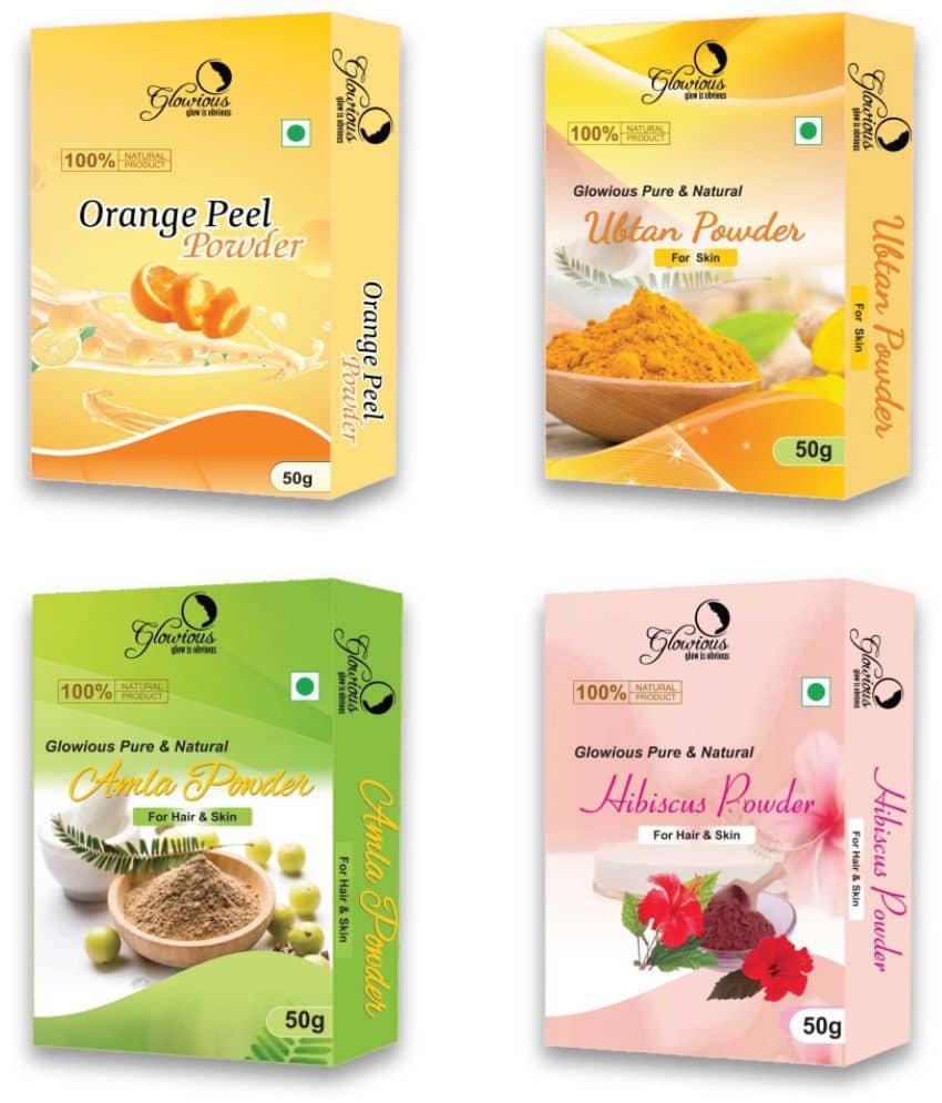 glowious - Skin Toning Face Pack for Normal Skin ( Pack of 4 )