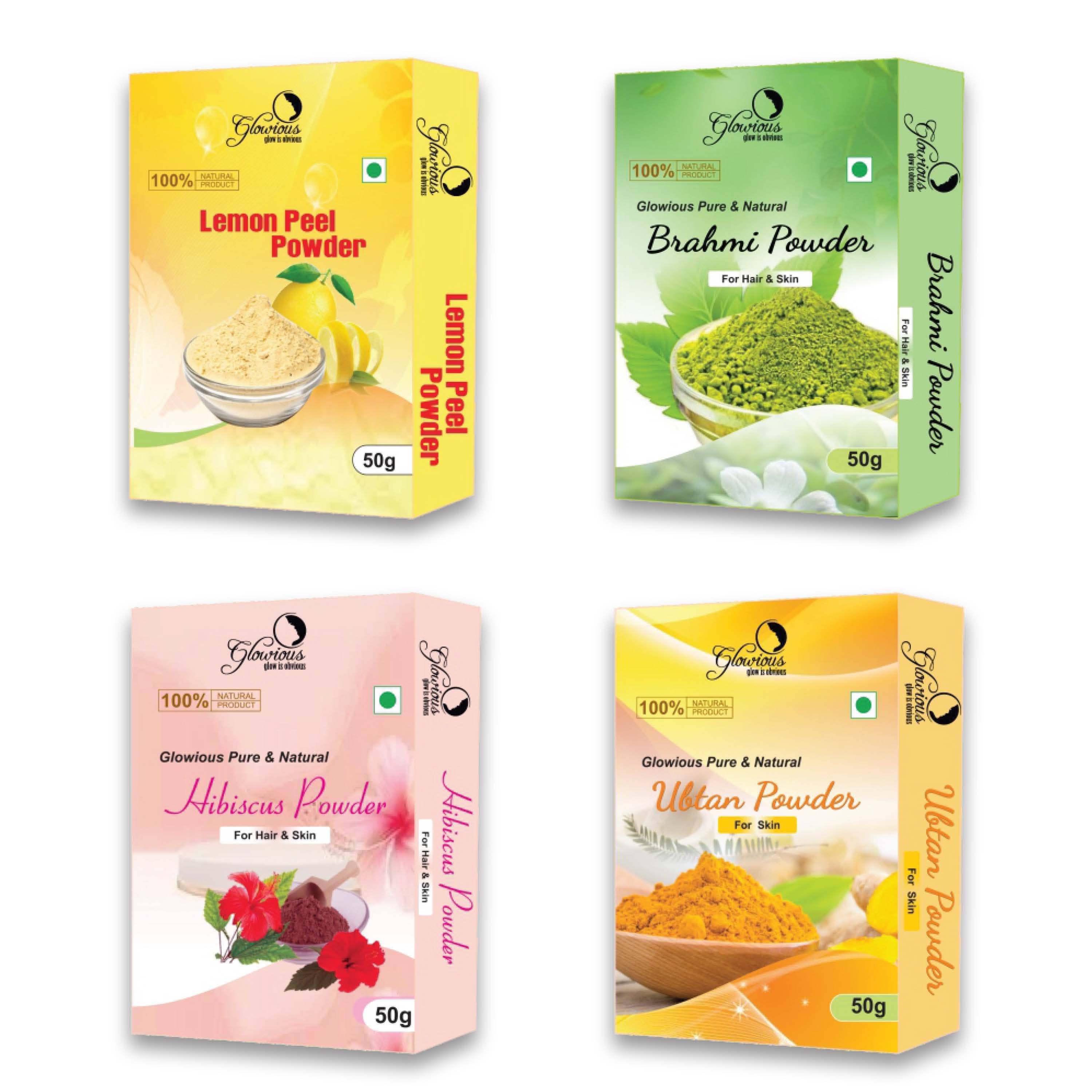 glowious - Skin Toning Face Pack for Normal Skin ( Pack of 4 )