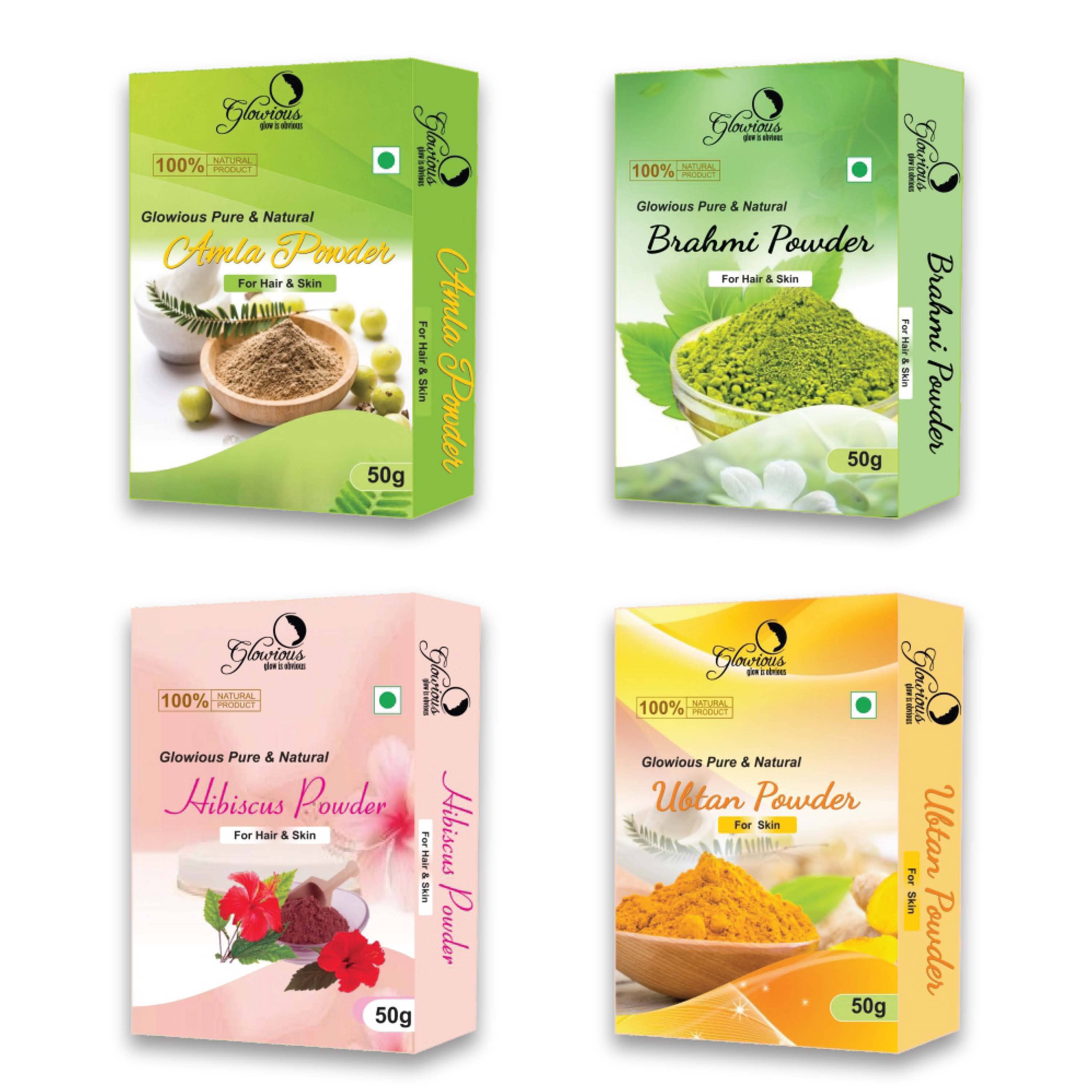 glowious - Skin Toning Face Pack for Normal Skin ( Pack of 4 )