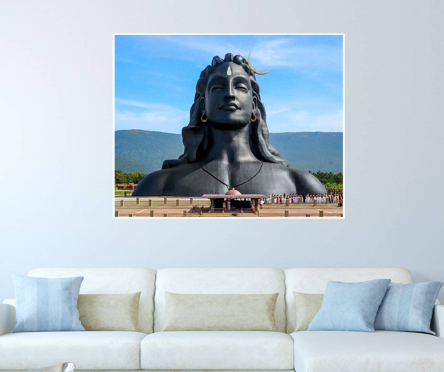 Asmi Collection AdiYogi God Shiva Self Adhesive Wall Sticker ( 60 x 75 cms )     			Asmi Collection AdiYogi God Shiva Self Adhesive Wall Sticker ( 60 x 75 cms )