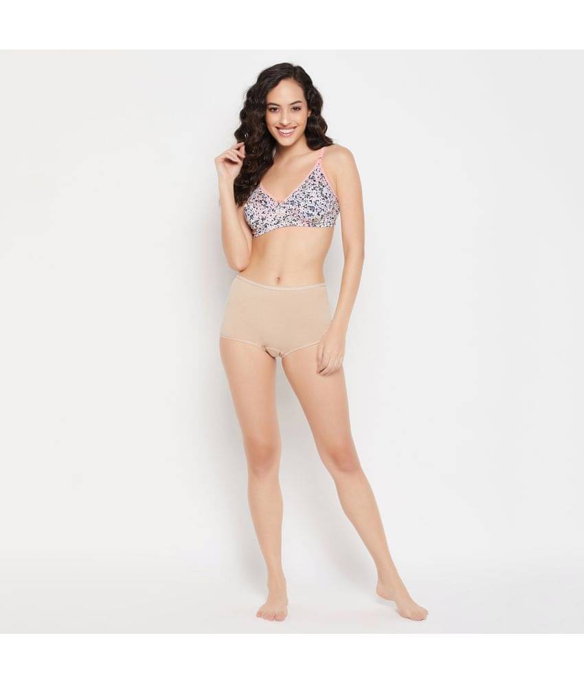 Clovia Cotton Blend Non Padded Women's Everyday Bra ( Peach ) Clovia Cotton Blend Non Padded Women's Everyday Bra ( Peach )