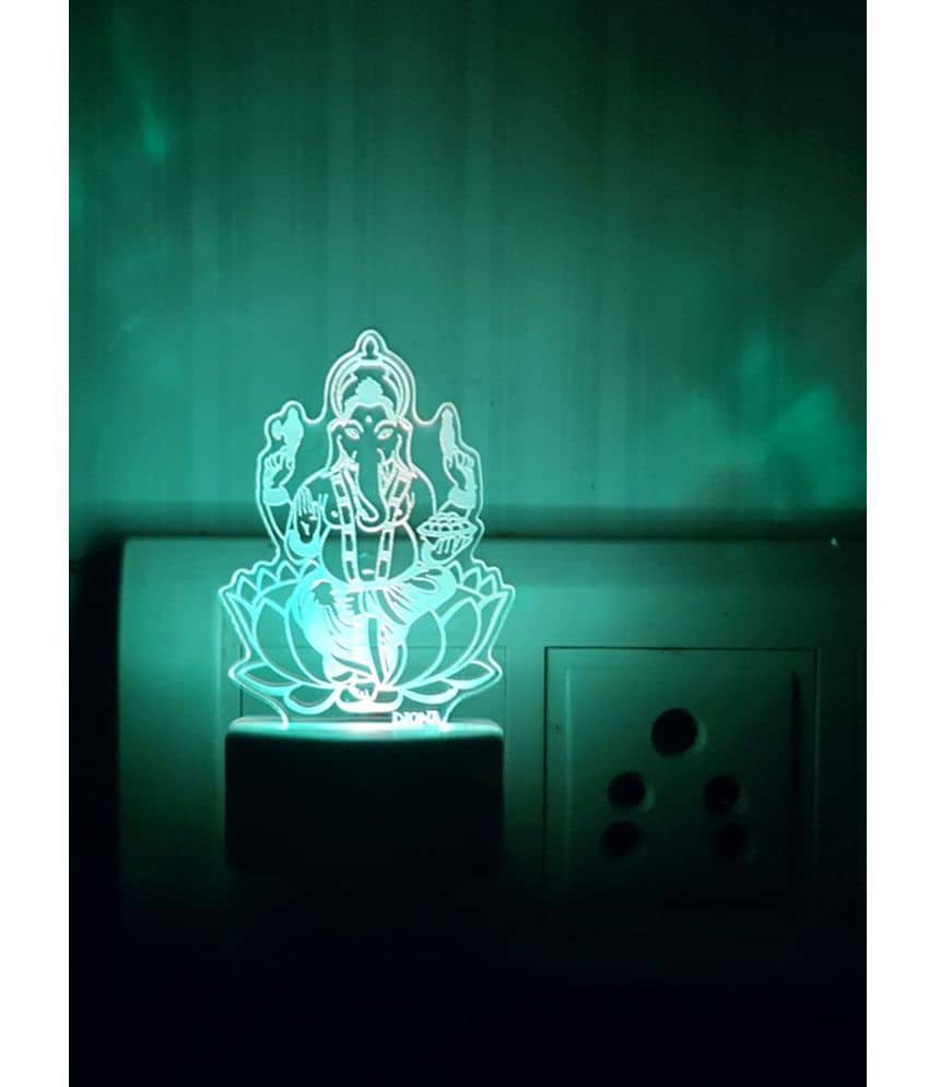 DIONA Multicolor Night Lamp ( Pack of 1 )