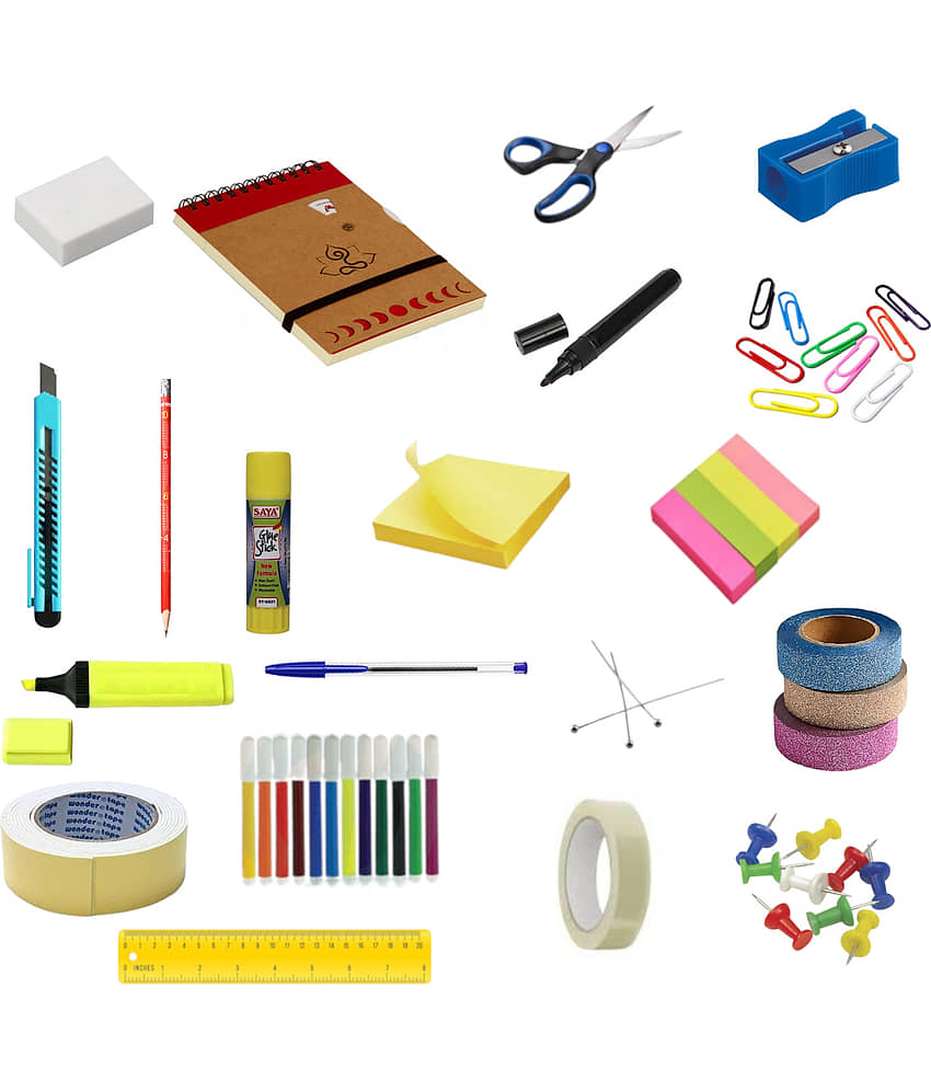 IDYD Art & Craft Set, Stationery Essentials Set for Office and School Project, 20 Pieces Kit - Stationery | Buy online on ZillyBuy