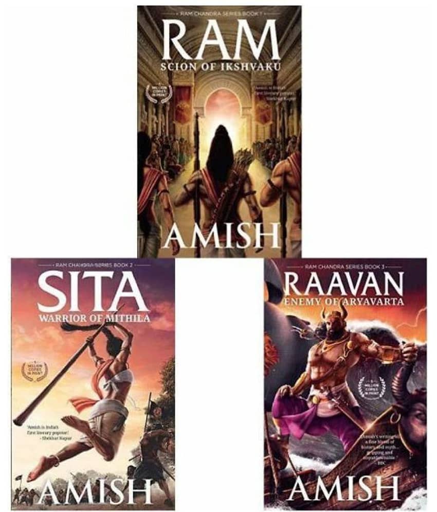 Ram Chandra Series - Ram, Sita & Raavan (Set of 3 Books) English Paperback By Amish Tripathi