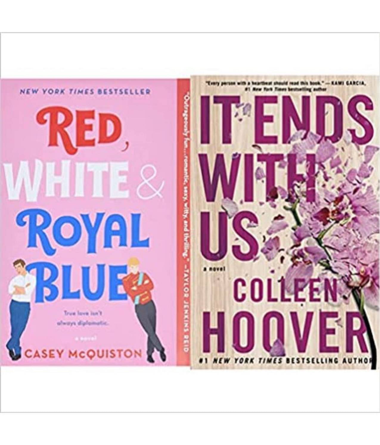 Red, White & Royal Blue: A Novel + It Ends With Us: A Novel (Set of 2 books) Product Bundle Red, White & Royal Blue: A Novel + It Ends With Us: A Novel (Set of 2 books) Product Bundle