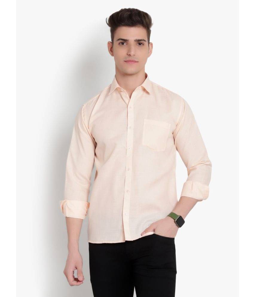     			SREY - Orange Polyester Slim Fit Men's Casual Shirt ( Pack of 1 )