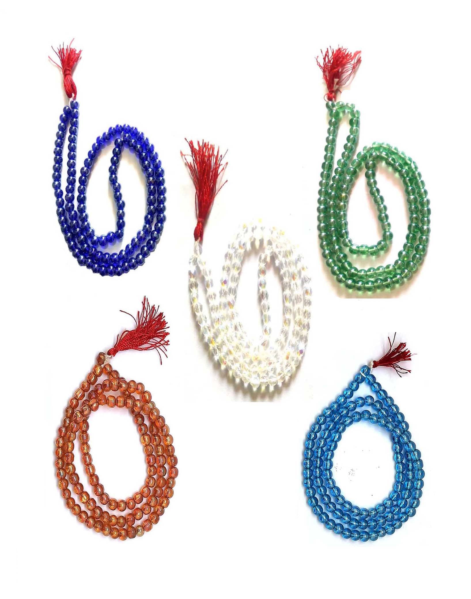Spherulemuster - Glass Rosary ( Pack of 5 )
