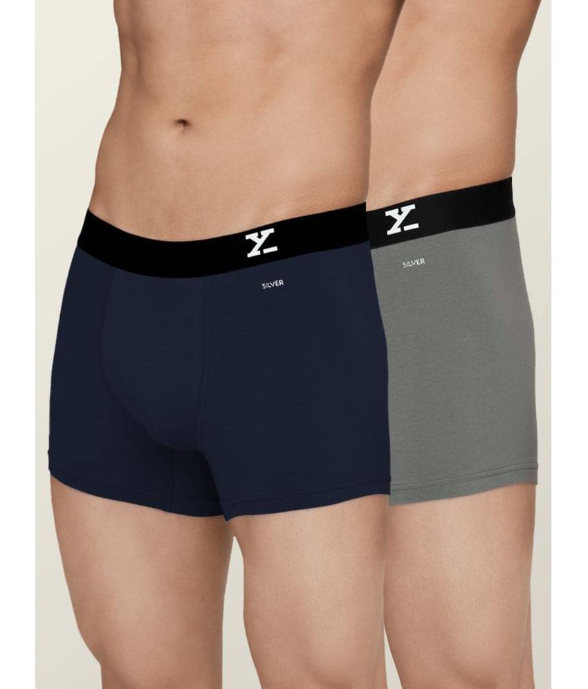     			XYXX Pack of 2 Cotton Trunks For Men's ( Multicolor )