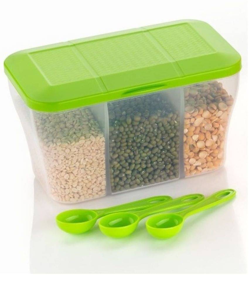 Analog kitchenware - Polyproplene Green Pickle Container ( Set of 1 - 1100 ) Analog kitchenware - Polyproplene Green Pickle Container ( Set of 1 - 1100 )