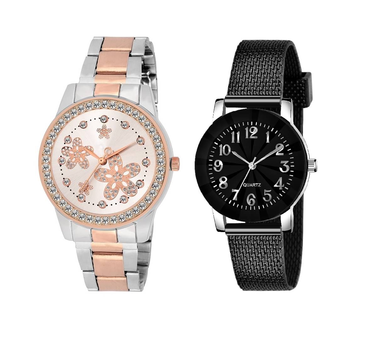     			DECLASSE - Multicolor Metal Analog Couple's Watch