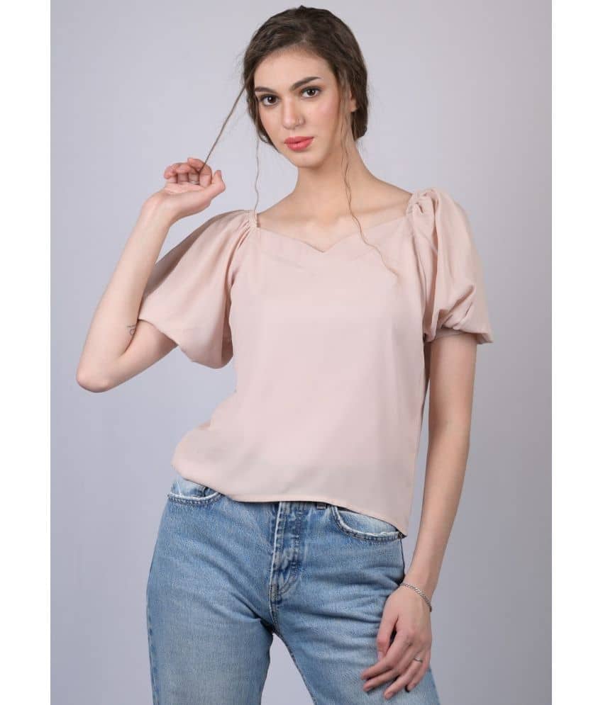 OWO THE LABEL Women's Cotton Regular Top ( Yellow )