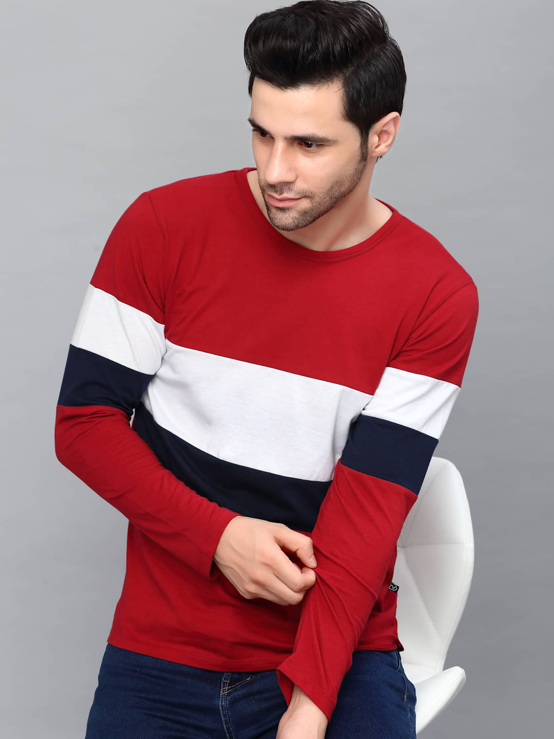    			Rigo Pack of 1 Cotton Slim Fit Men's T-Shirt ( Red )