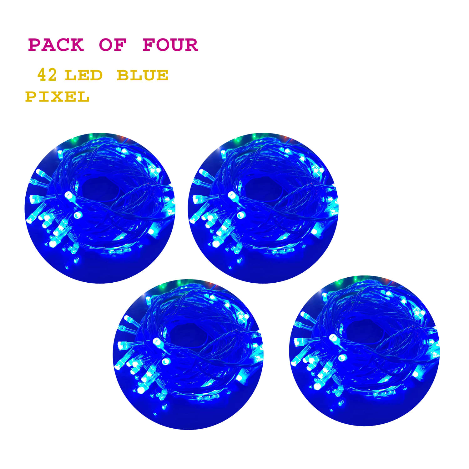     			MIRADH - Blue 10Mtr String Light ( Pack of 4 )