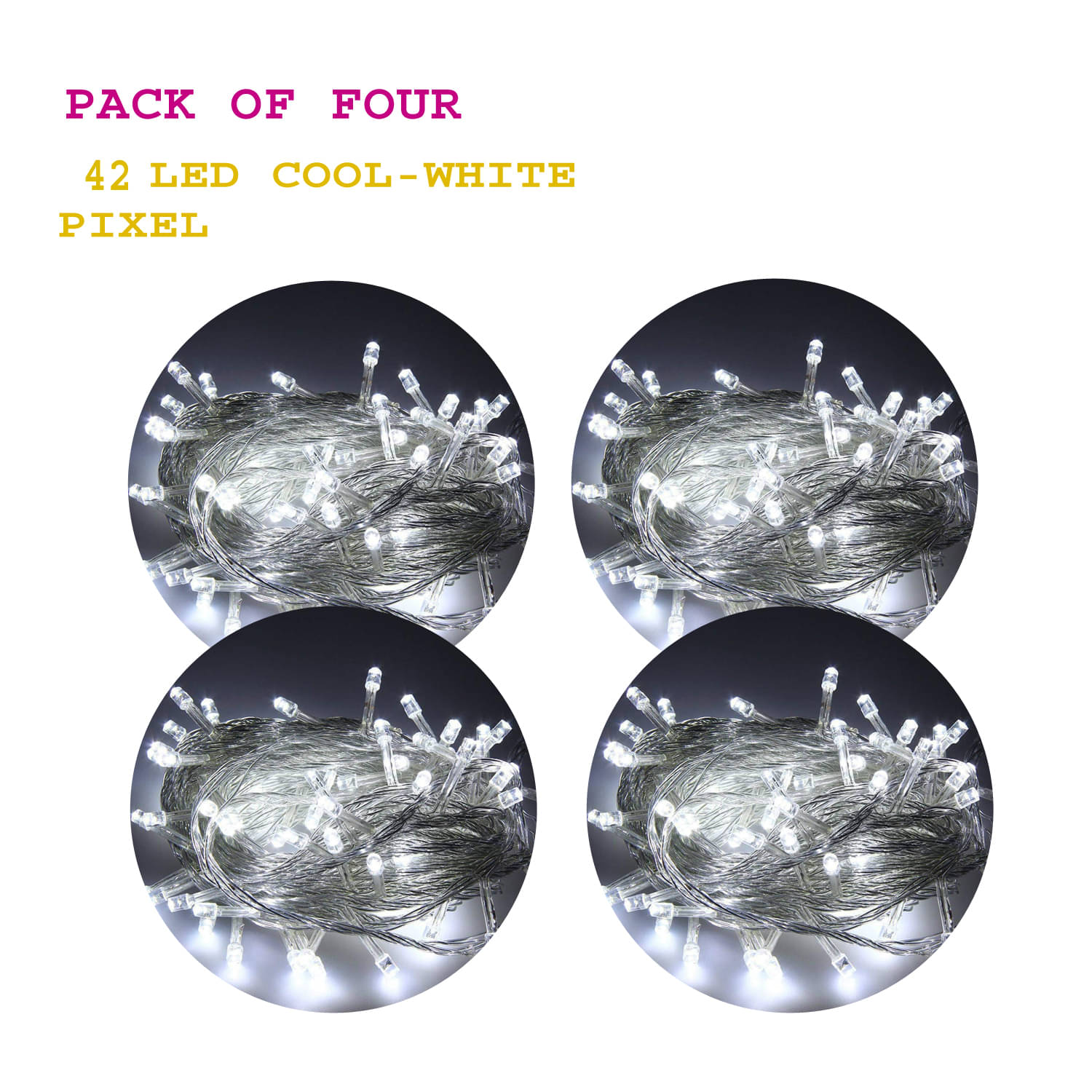     			MIRADH - White 10Mtr String Light ( Pack of 4 )