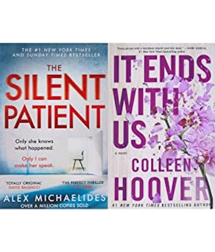 The Silent Patient: The record-breaking, multimillion copy Sunday Times bestselling thriller and Richard & Judy book club pick + It Ends With Us: A Novel (Set of 2 books) The Silent Patient: The record-breaking, multimillion copy Sunday Times bestselling thriller and Richard & Judy book club pick + It Ends With Us: A Novel (Set of 2 books)