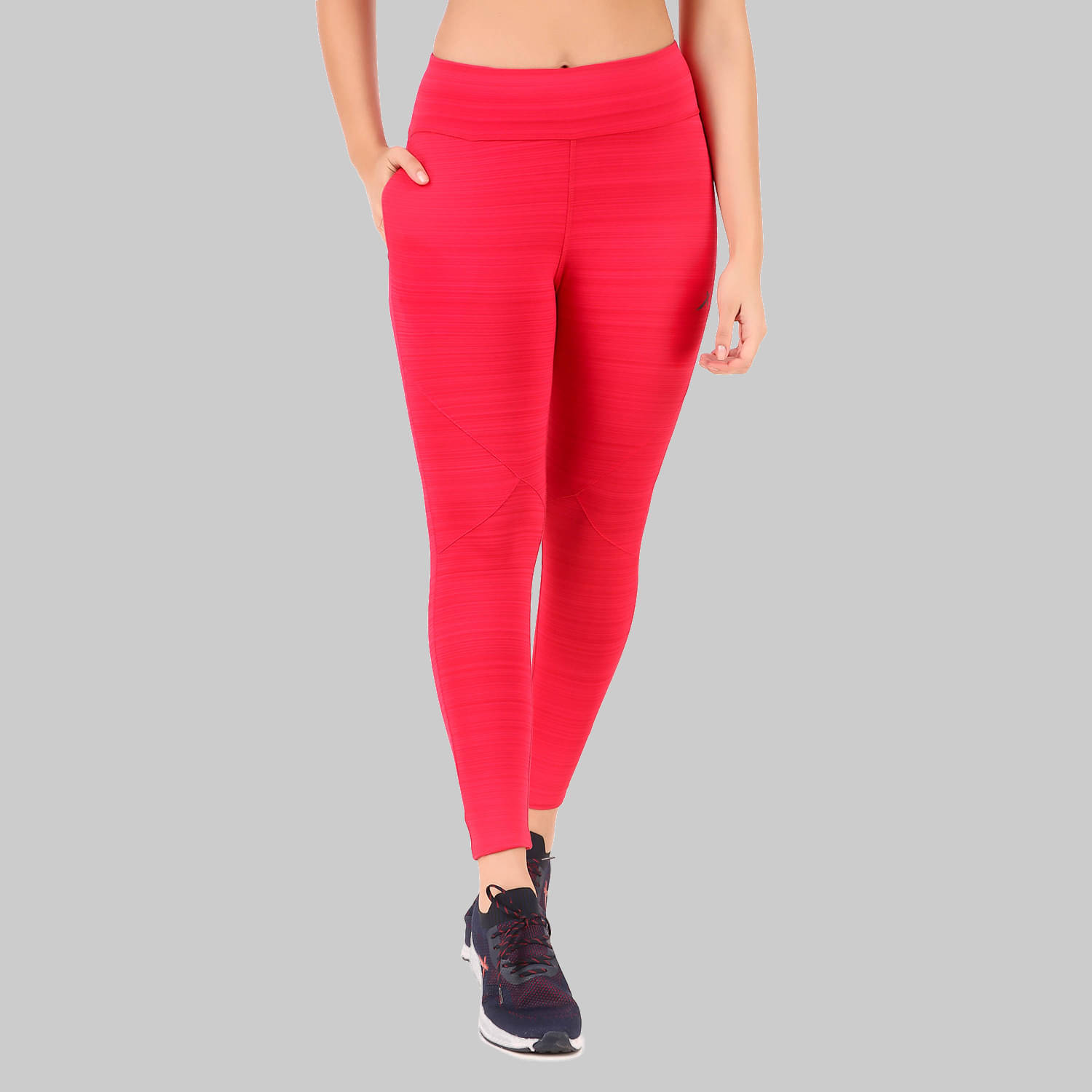     			Vector X - Red Polyester Slim Fit Women's Sports Tights ( Pack of 1 )