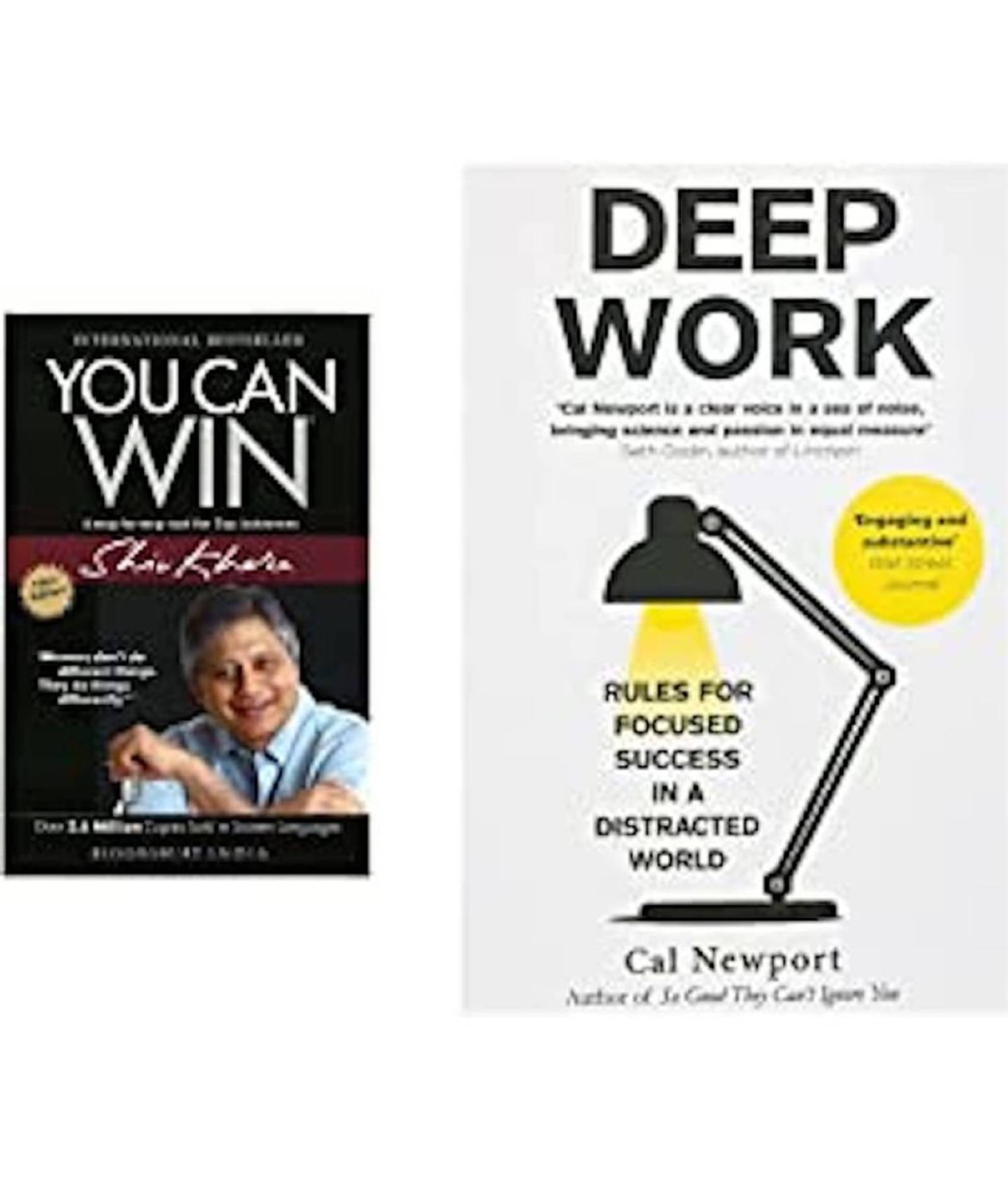 You Can Win: A Step-by-Step Tool for Top Achievers+Deep Work: Rules for Focused Success in a Distrac You Can Win: A Step-by-Step Tool for Top Achievers+Deep Work: Rules for Focused Success in a Distrac