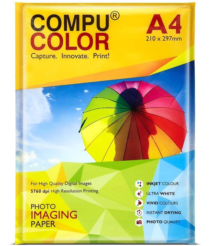 COMPUCOLOR SCM Pro Matt Paper 120GSM (A4 size, 100 sheets) - Stationery | Buy online on ZillyBuy