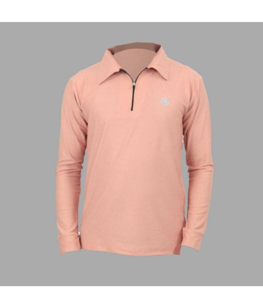     			Diaz Pack of 1 Girls Polyester Blend T-Shirt ( Peach )