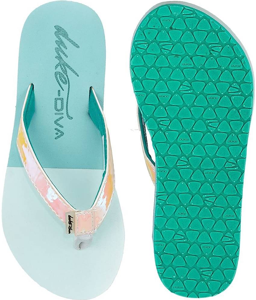 Duke - Green Women's Flip Flop