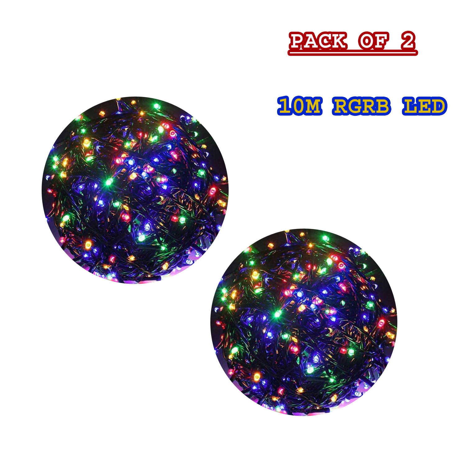     			MIRADH - Multicolor 10Mtr String Light ( Pack of 2 )