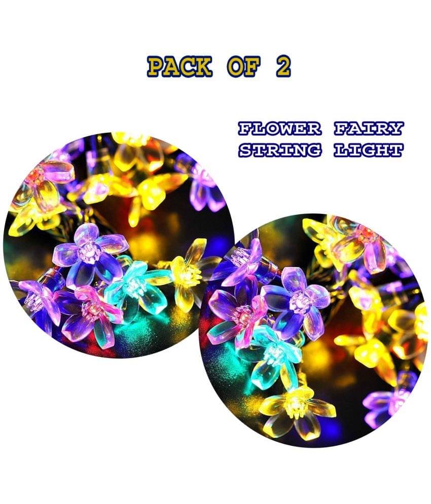     			MIRADH - Multicolor 3Mtr String Light ( Pack of 2 )