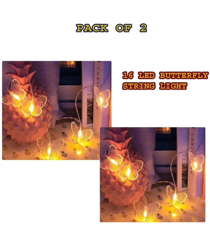     			MIRADH - Yellow 3Mtr String Light ( Pack of 2 )