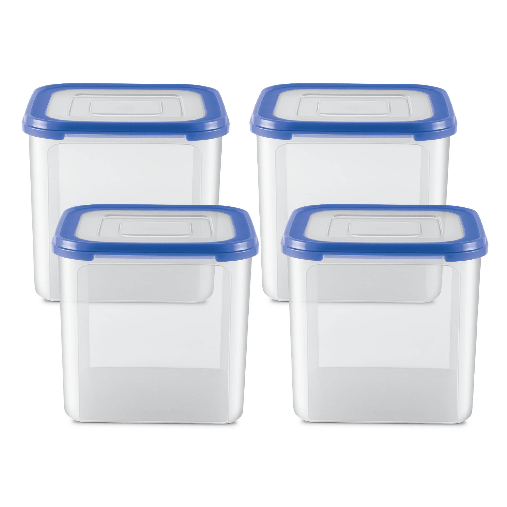 Milton Stacko 360 degree Plastic Storage Container (8) Set of 4, 4.13 Litres Each, Blue | Storage Jar | Air Tight | Kitchen Organiser | Container Set | Refrigerator Safe | BPA Free | Stackable | Modular Milton Stacko 360 degree Plastic Storage Container (8) Set of 4, 4.13 Litres Each, Blue | Storage Jar | Air Tight | Kitchen Organiser | Container Set | Refrigerator Safe | BPA Free | Stackable | Modular