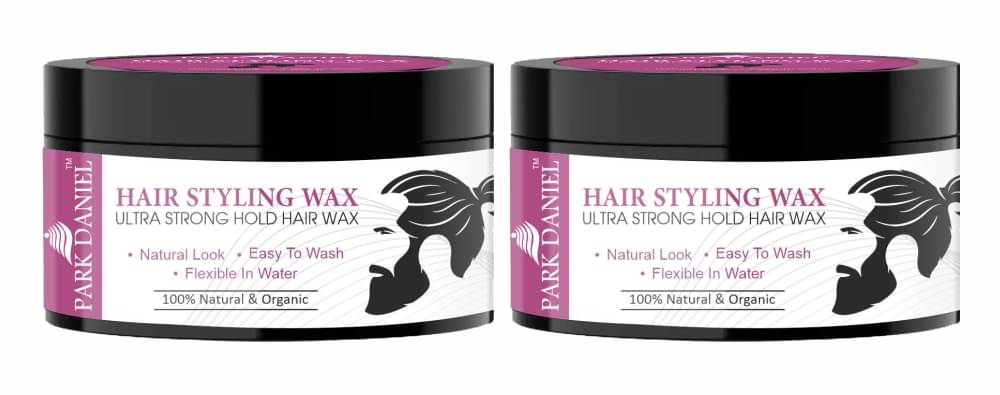 Park Daniel Hair Styling Wax For Men Strong Hold Wax 50 g Pack of 2 Park Daniel Hair Styling Wax For Men Strong Hold Wax 50 g Pack of 2