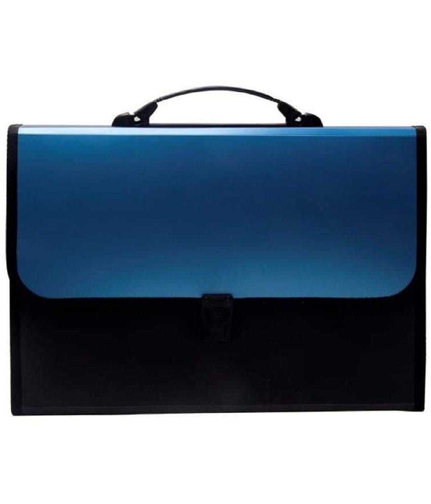 RAVARIYA GRAPHICS - Blue Expandable File ( Pack of 1 ) RAVARIYA GRAPHICS - Blue Expandable File ( Pack of 1 )