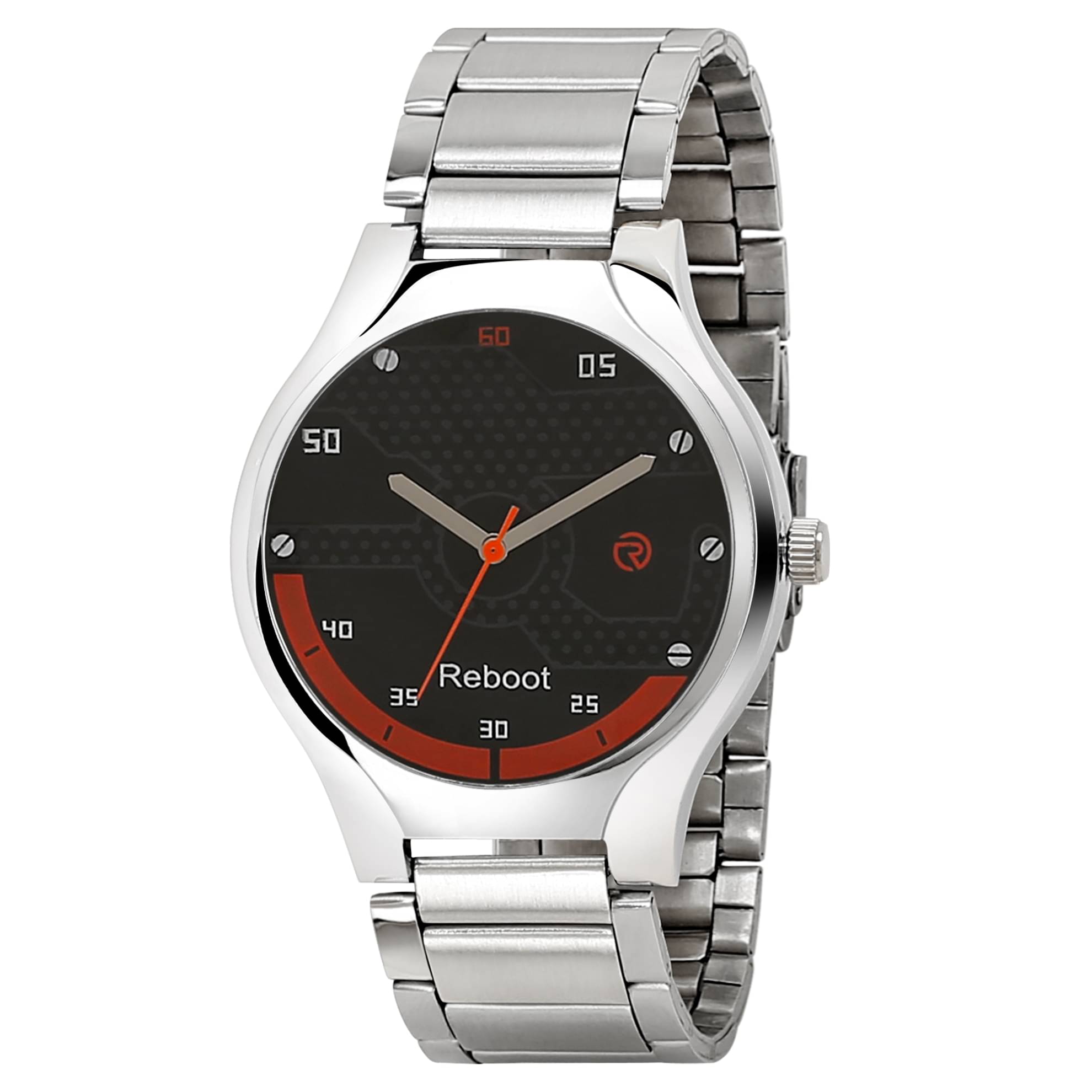     			Reboot - Silver Stainless Steel Analog Men's Watch