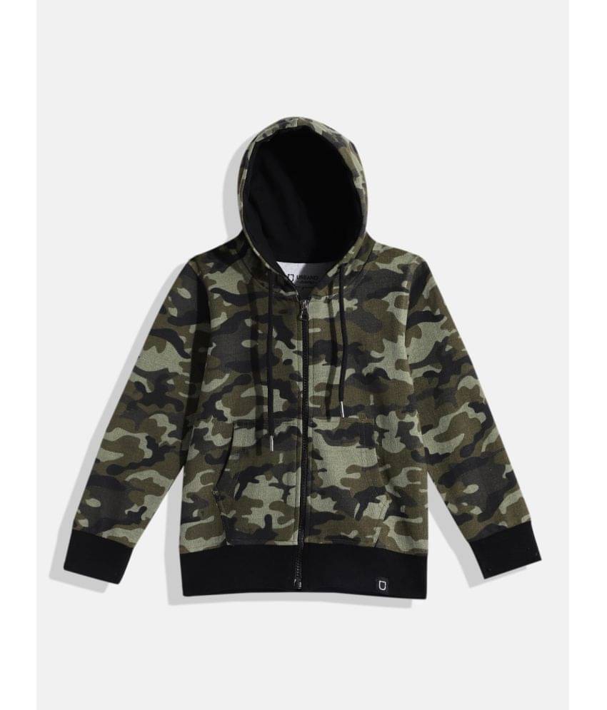     			Urbano Juniors - Green Cotton Blend Boys Casual Jacket ( Pack of 1 )