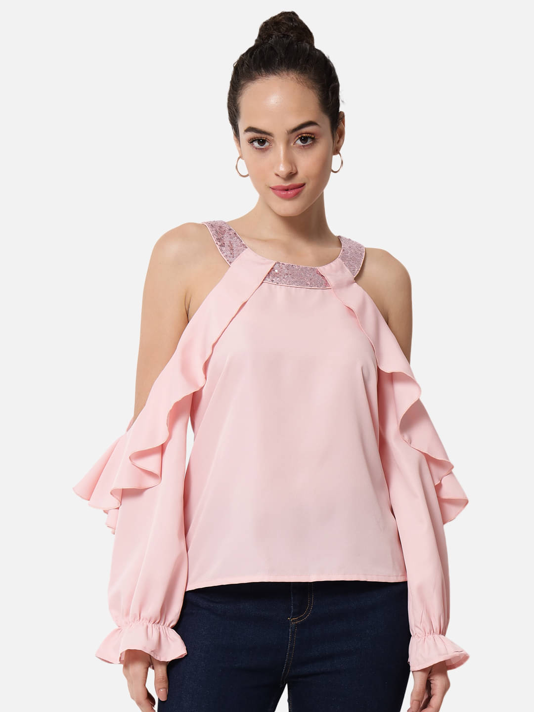 ALL WAYS YOU Women's Polyester Regular Top ( Pink ) ALL WAYS YOU Women's Polyester Regular Top ( Pink )
