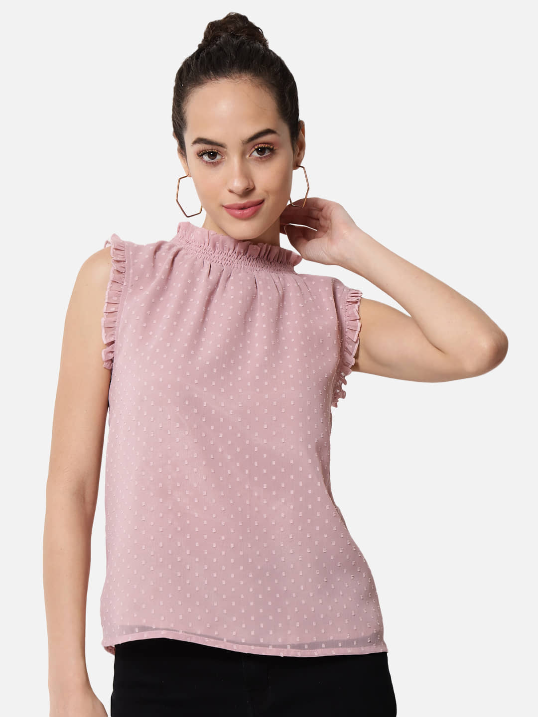 ALL WAYS YOU Women's Polyester Regular Top ( Pink )