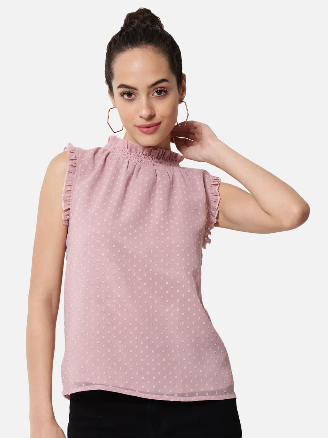 ALL WAYS YOU Women's Polyester Regular Top ( Pink ) ALL WAYS YOU Women's Polyester Regular Top ( Pink )
