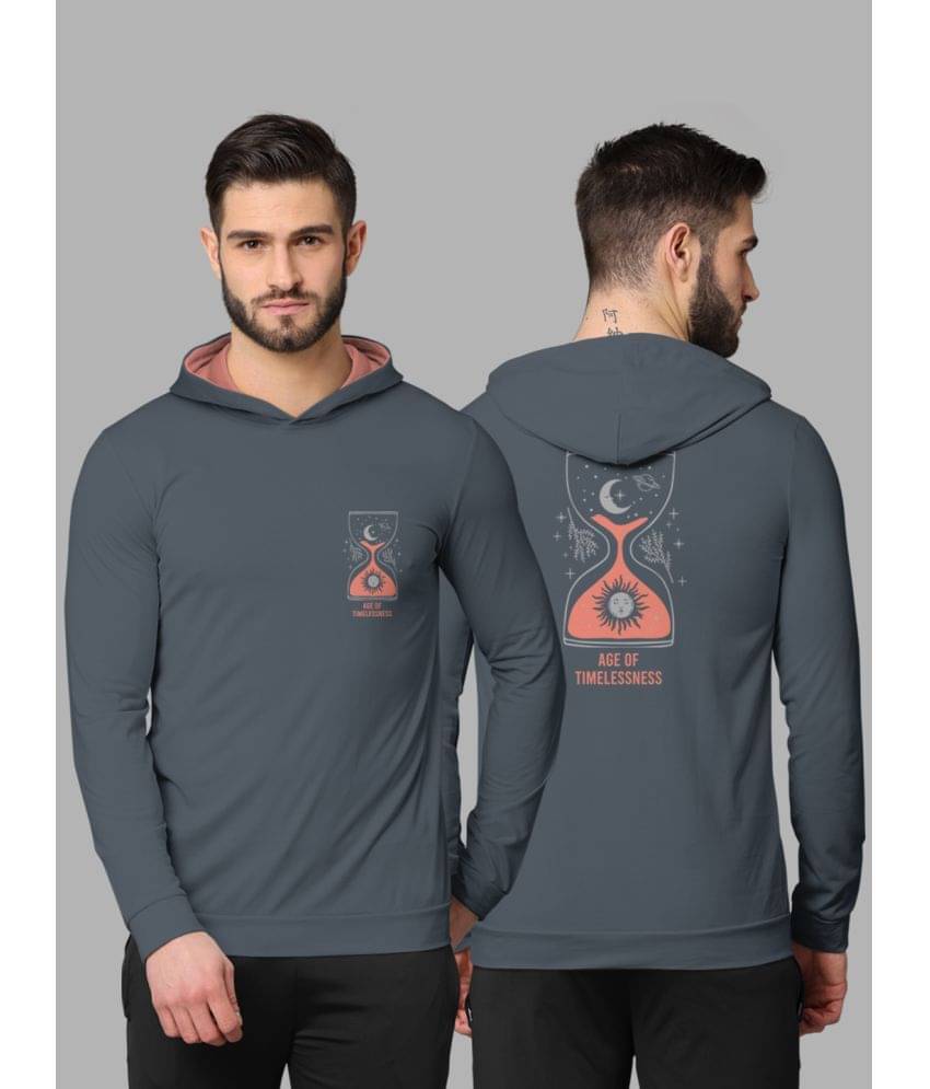 BULLMER - Dark Grey Cotton Blend Regular Fit Men's Sweatshirt ( Pack of 1 ) BULLMER - Dark Grey Cotton Blend Regular Fit Men's Sweatshirt ( Pack of 1 )