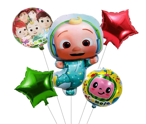     			Blooms Event   Cocomelon Balloon for Kids Birthday Decoration Party Pack of 5 Piece