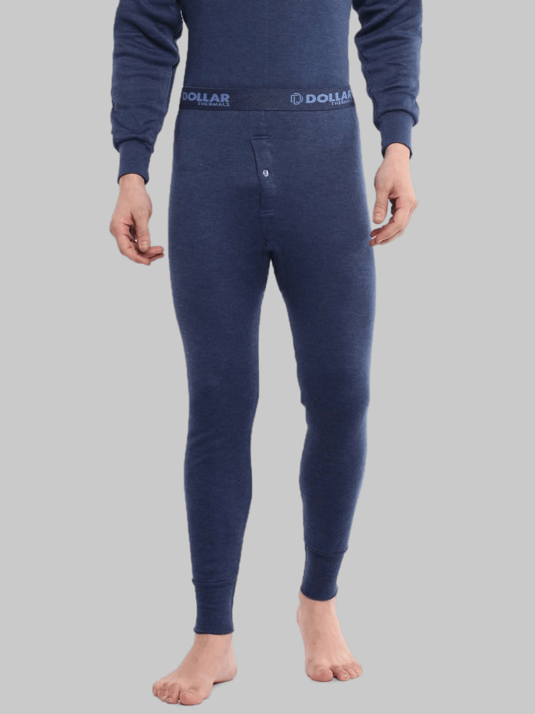 Pack of 1 Dollar - Blue Woollen Men's Thermal Bottoms Pack of 1 Dollar - Blue Woollen Men's Thermal Bottoms