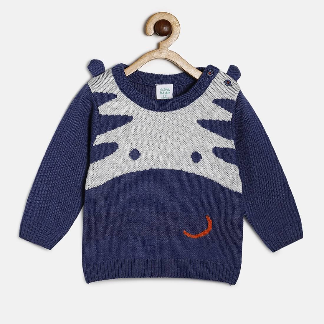     			MINI KLUB  Baby Boys Navy Sweater Pack Of 1