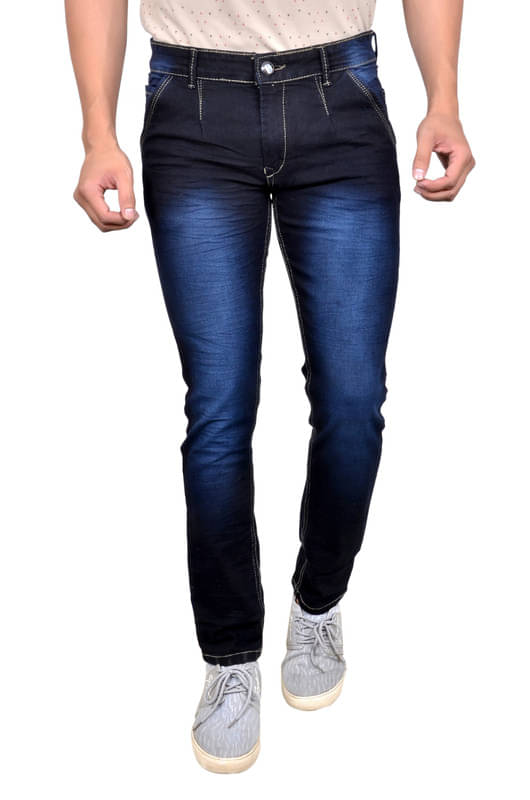     			MOUDLIN - Black Denim Slim Fit Men's Jeans ( Pack of 1 )