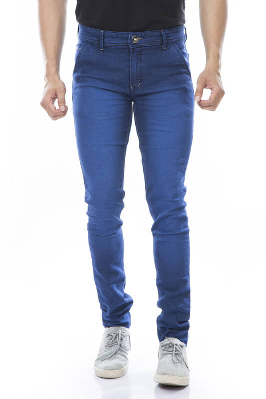 MOUDLIN - Blue Denim Slim Fit Men's Jeans ( Pack of 1 ) - Jeans | Buy online on ZillyBuy