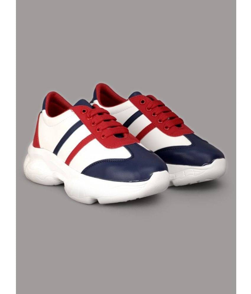     			RapidBox - Red Women's Sneakers