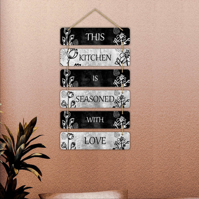     			Saf Wood Rectangular Decoratives Panel Multi - Pack of 6